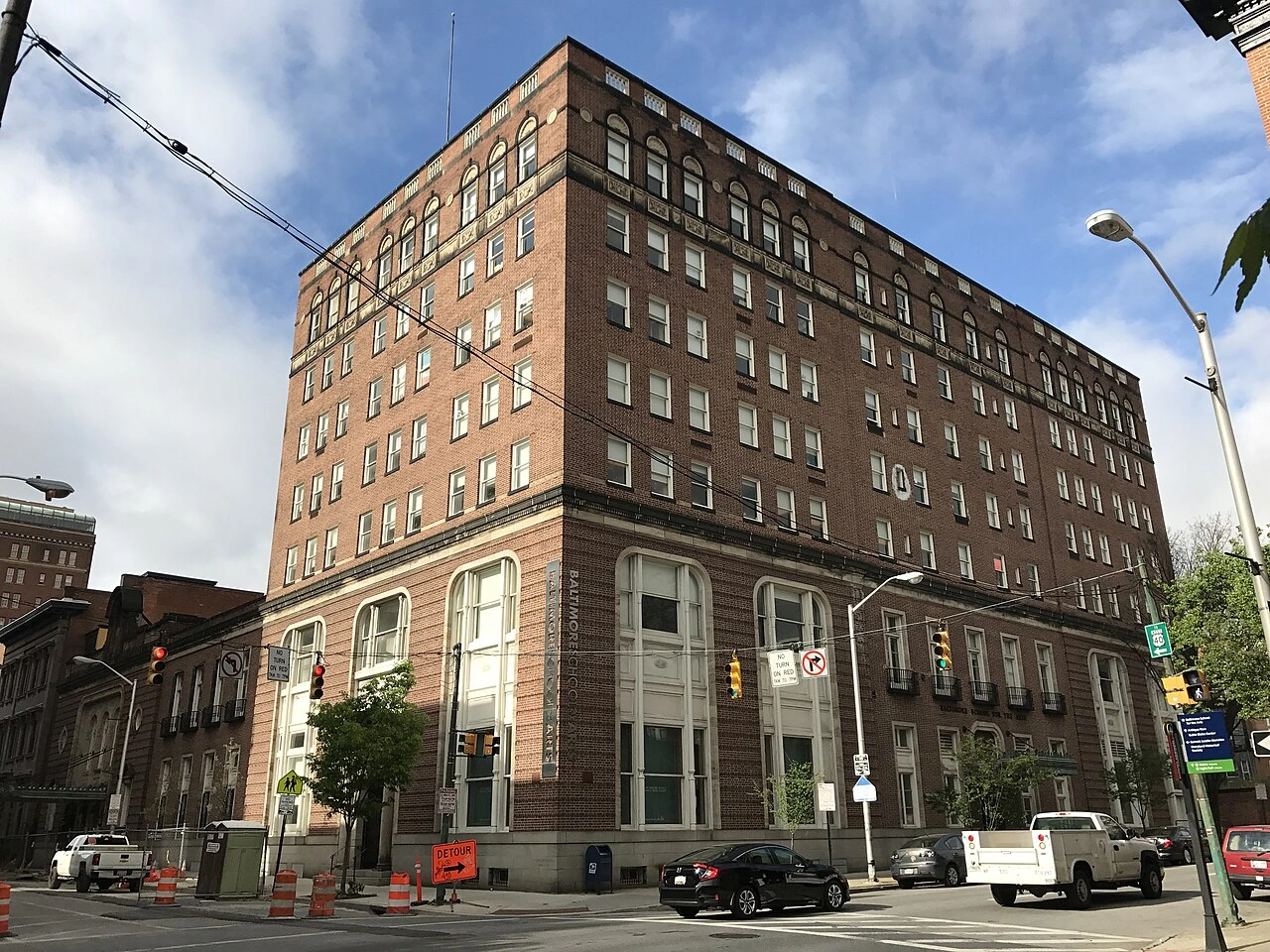 The Baltimore School for the Arts on Cathedral Street, 2017